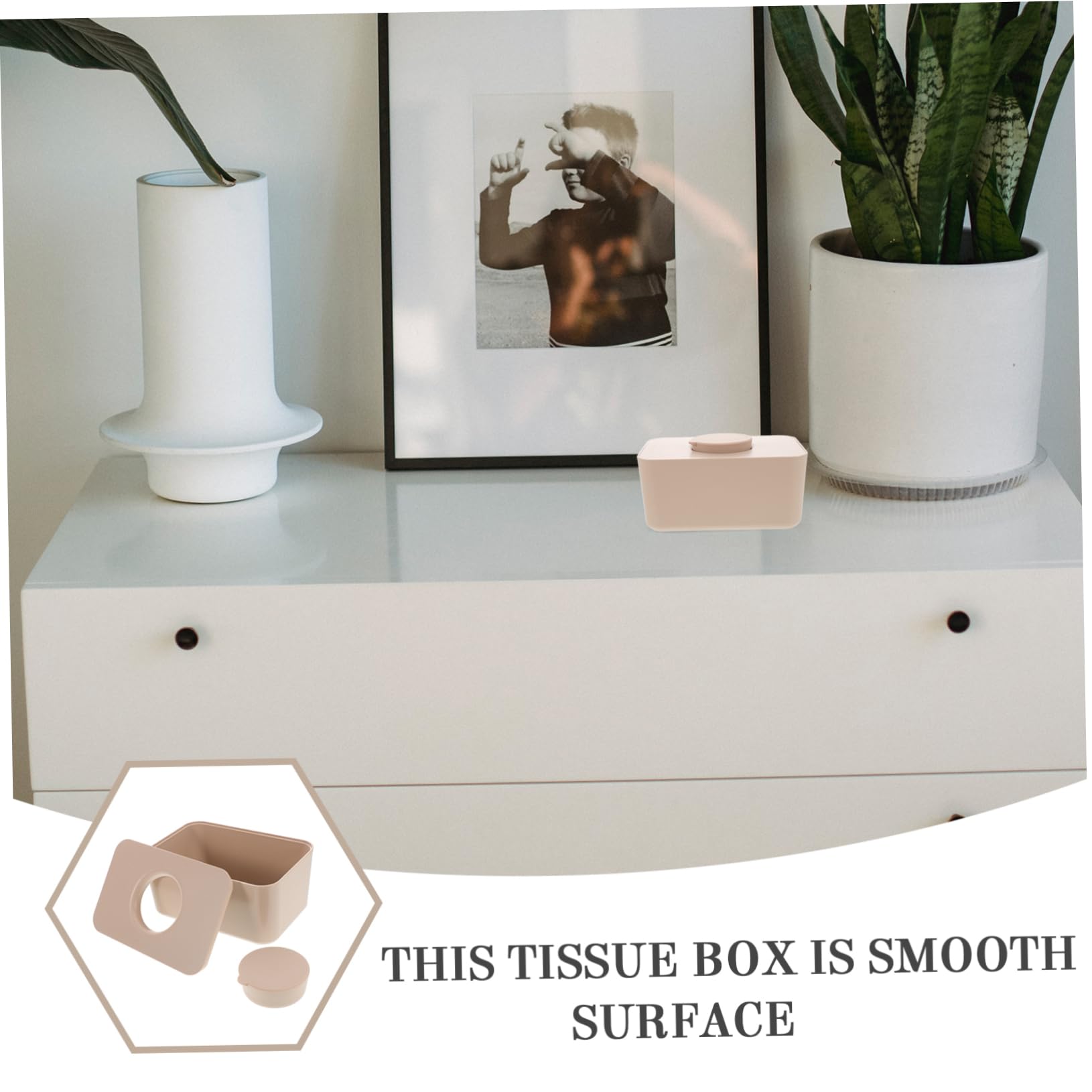 SOLUSTRE Silicone Lid Wet Tissue Box Diaper Wipe Holders Car Home Dispenser Box Large Capacity Reusable Wipes Pouch