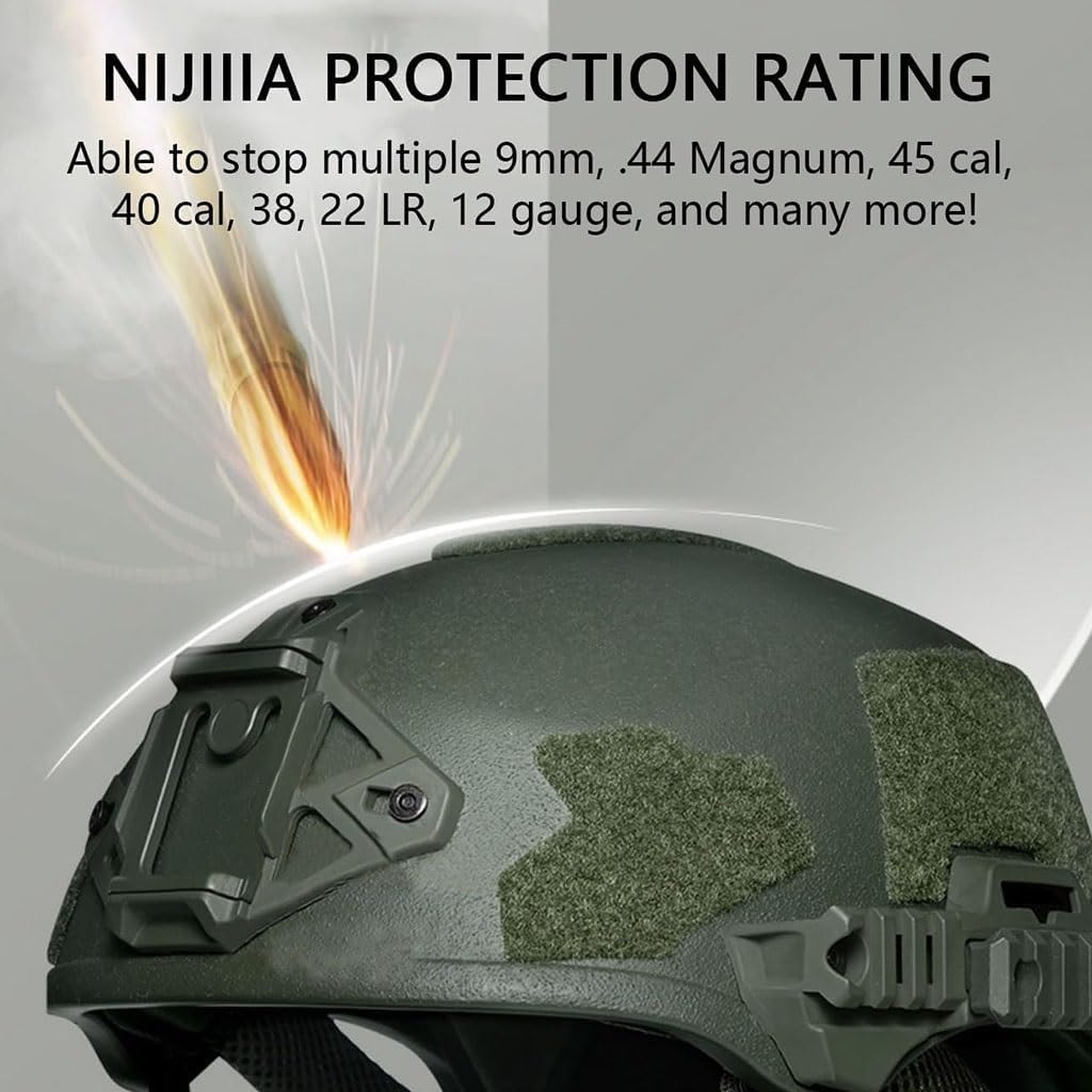 JJW製 NIJ レベル3A Fast SF 防弾ヘルメット OD M/L 2 JJW製 NIJ