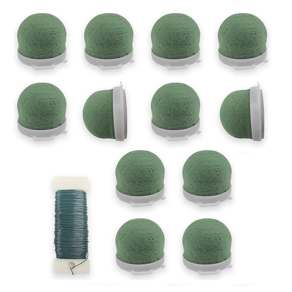 CTRLZS 12pc Wine Bottle Decor Set Green Floral Foam for Table Wedding Wine Bottle Decor
