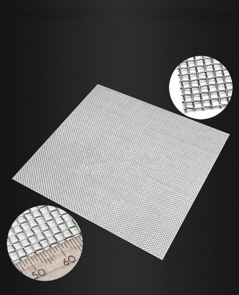 Malla de tungsteno de pureza, con tejido preciso, resistencia al calor, for uso industrial de laboratorio. 1 unidad(100x100 20Mesh)