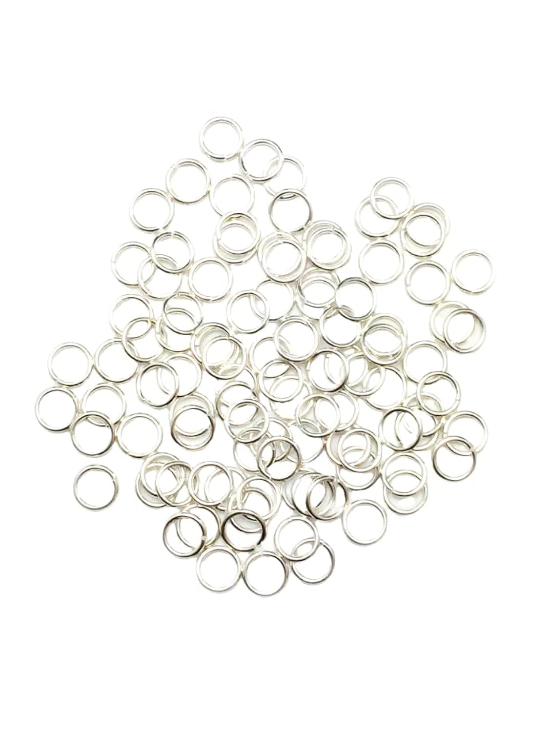 Amazon.com: 100pcs 925 Sterling Silver Open Jump Rings, 24 Gauge