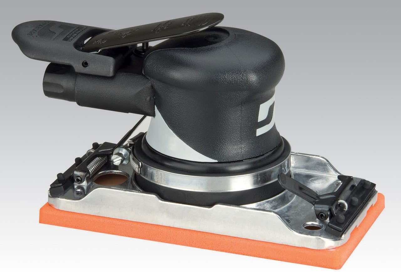 Dynabrade 57801: 3-2/3" W X 7" L (93 Mm X 178 Mm) Dynabug Orbital Sander, Vac-Ready
