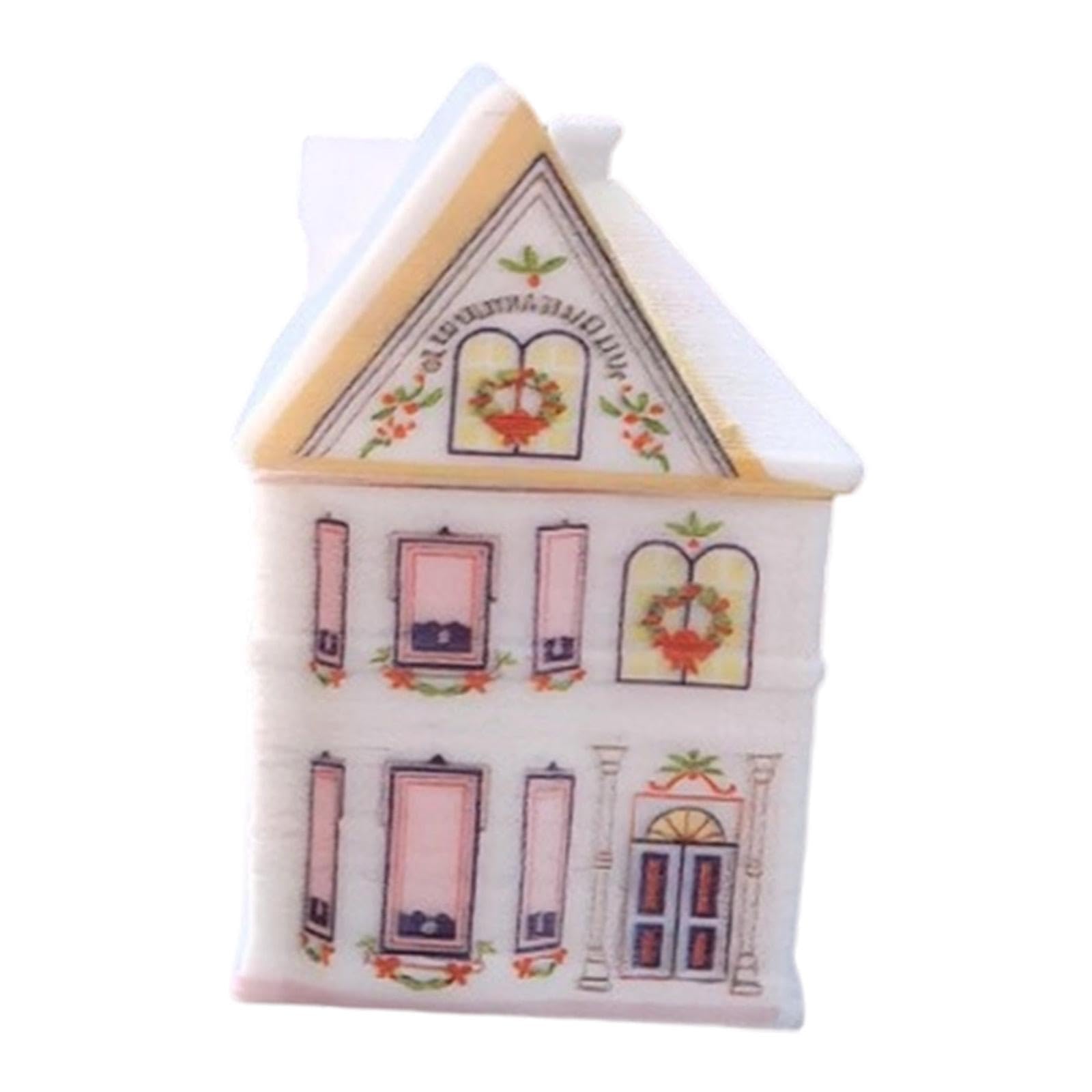 Spice Jar Empty Bottle Salts Household Festive Christmas Village Spice House Style B| Kitchen Storage & Organization |Home & Garden