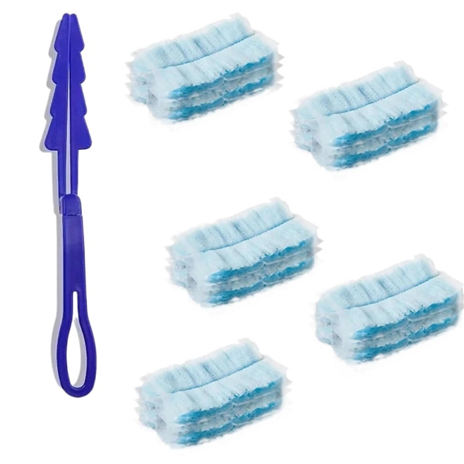 Cleaning Duster 10-100pcs Duster Refills Handle Included Electrostatic Cloths Effortless Dust Removal For Furniture Blinds(50PCS)