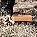 Baby Toy, New Baby Gift , Personalized Toy Car, Wooden Truck ,Wooden Trailer Tree Toy