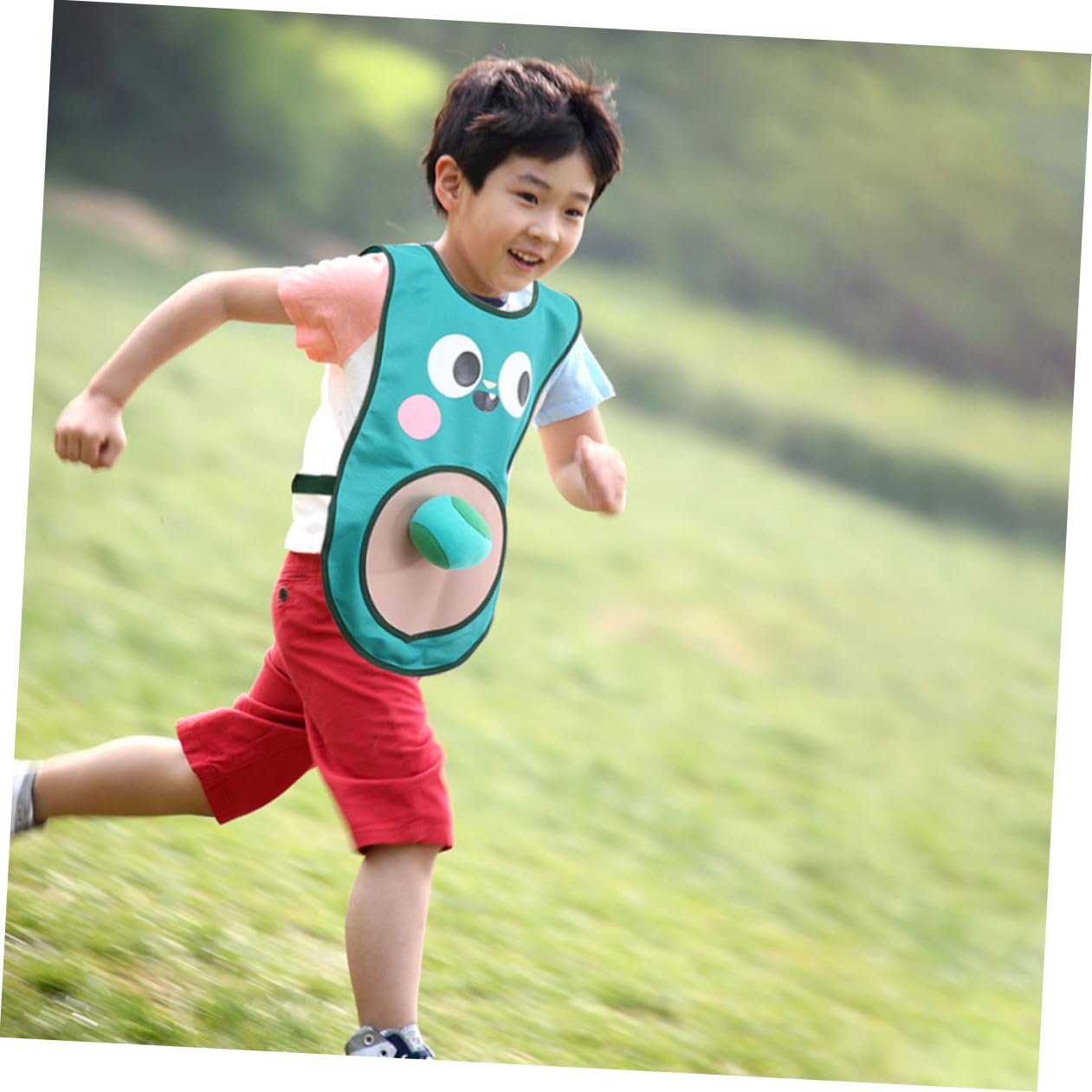 Toyvian Vestito Palla Appiccicosa Giochi Esterni per Bambini Età 3-8 Anni Materiale Oxford Poliestere Colore Casuale