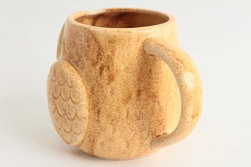 Miniatura 4 de Mino ware - Taza de cerámica japonesa con forma de búho, hecha en Japón (importación de Japón) CPM102 (rosa clavel)