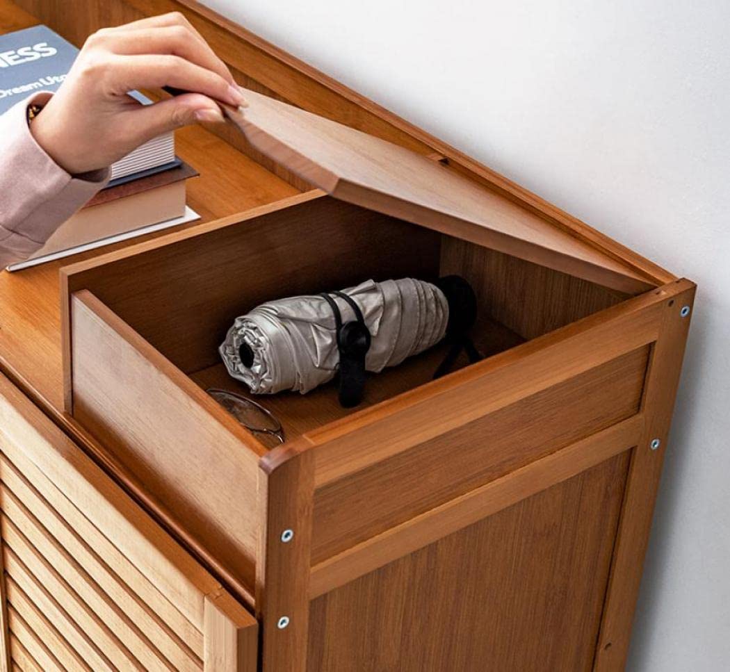 Amazon.co.jp: シューズラック 靴収納 5段 6段 扉つき ボックス付き