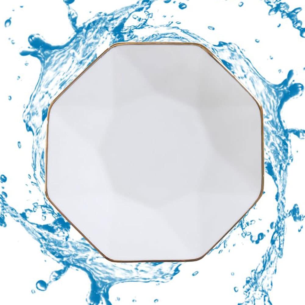 Naczynia obiadowe Porcelanowe naczynia obiadowe 6,8-calowy zestaw ceramicznych naczyń ceramicznych zestaw Kuchenka mikrofalowa i zmywarka Sejf Sałatka ze steków i talerze z des