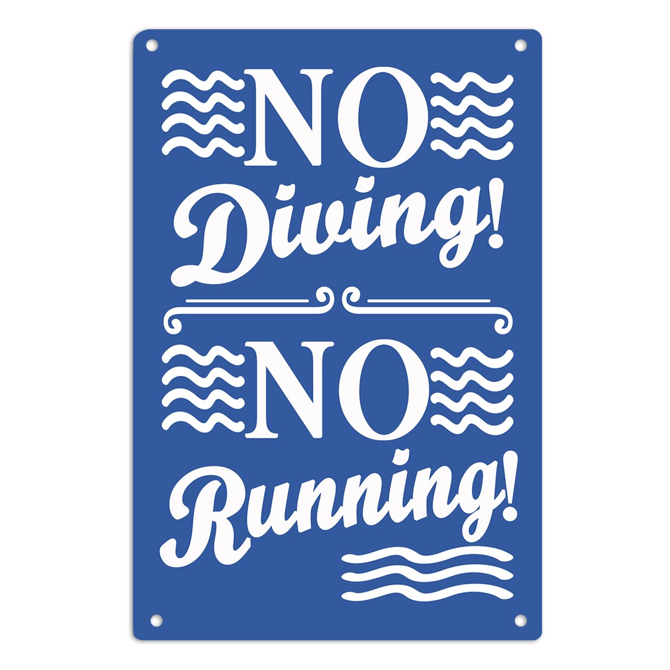 Photo 1 of No Diving Pool Signs for Outside, Funny No Running Pool Rules Signs Outdoor, No Lifeguard On Duty Pool Sign, Warning Swim At Your Own Risk Tin Sign Decorations, Swimming Pool Water Park Beach Decor