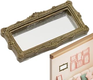 Generico Toy House Mirror - Mini House Mirror, Resin Art Furniture, Small Decorativ…