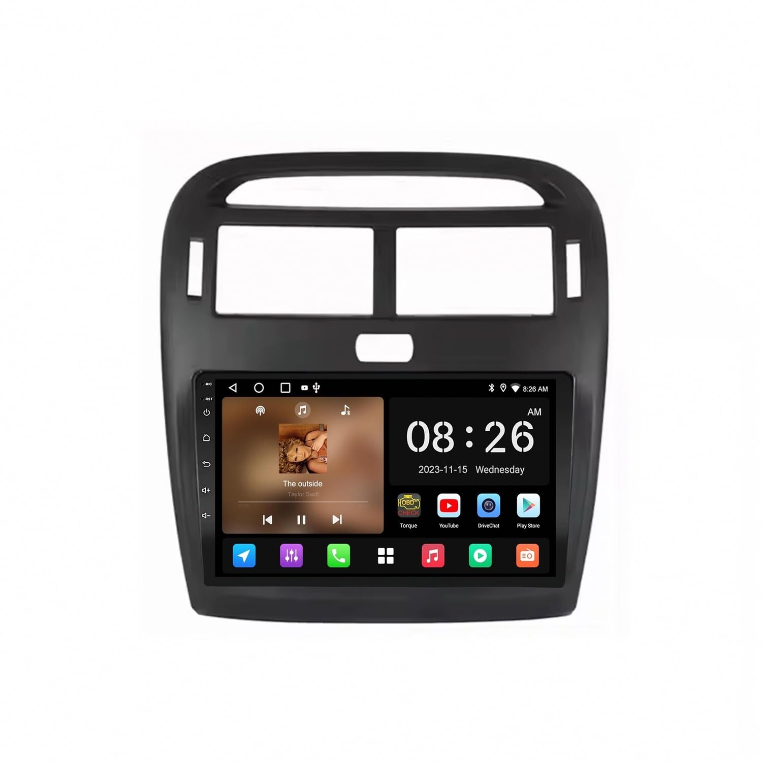 Radio de coche 2 DIN solvente para Lexus LS430, solucione la falta de mapas y Bluetooth 8