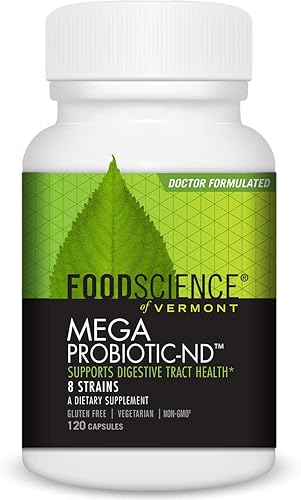 Mega Probiotic-ND, Suplemento de salud digestiva, 120 cápsulas