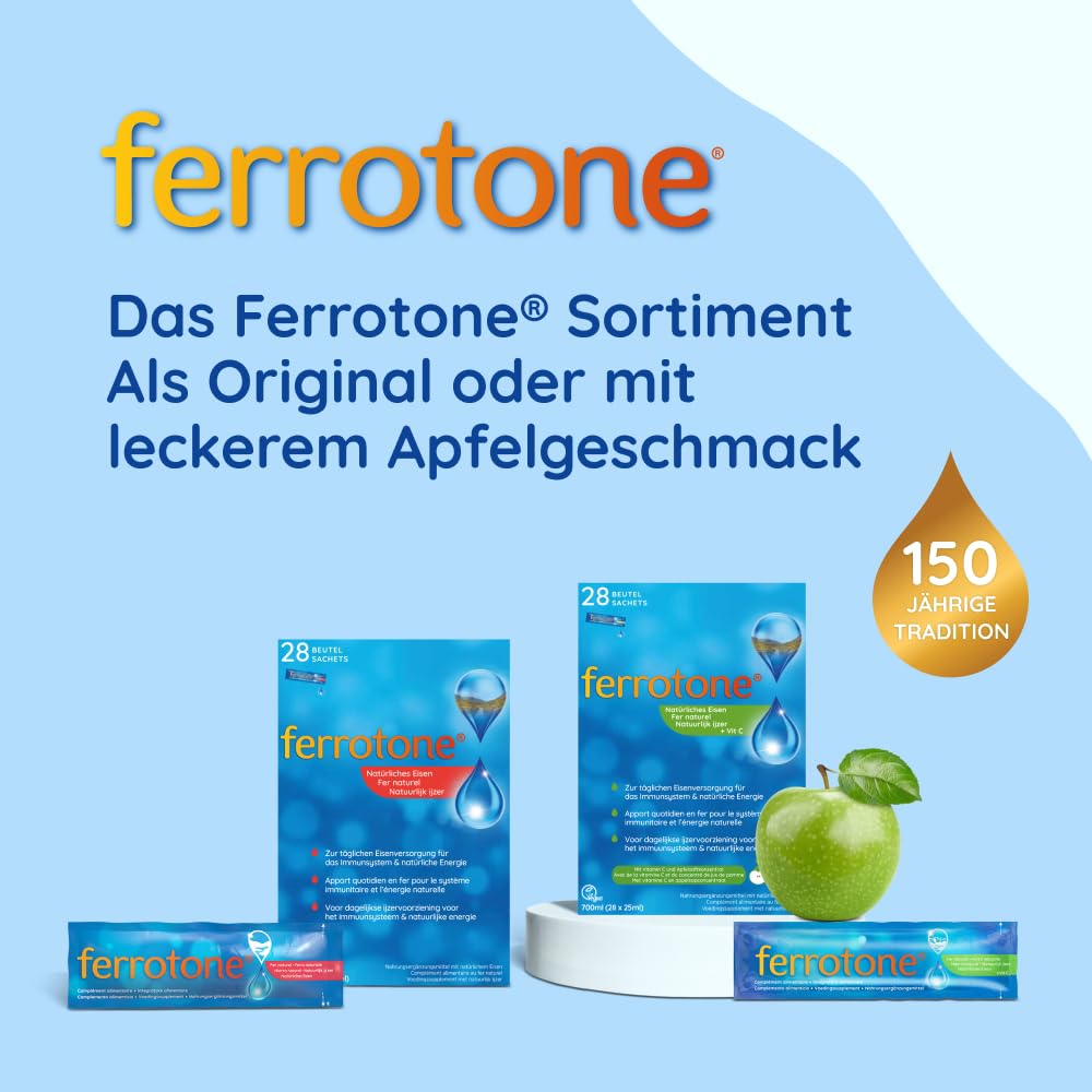 Eisen Liquid Vorteils-Set 3x14 Stück – Bei Eisenmangel & Müdigkeit – Natürliche Eisenquelle – Hohe Bioverfügbarkeit & Besser Verträglich als Hochdosierte Eisentabletten – Vegan – 14x20ml