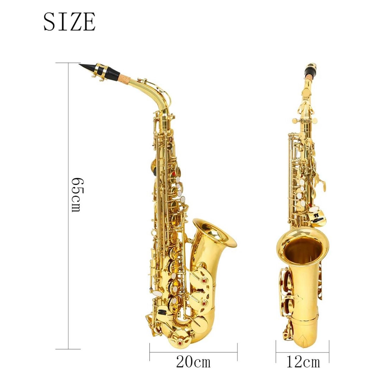 Saksofon altowy Eb Instrument dęty blaszany