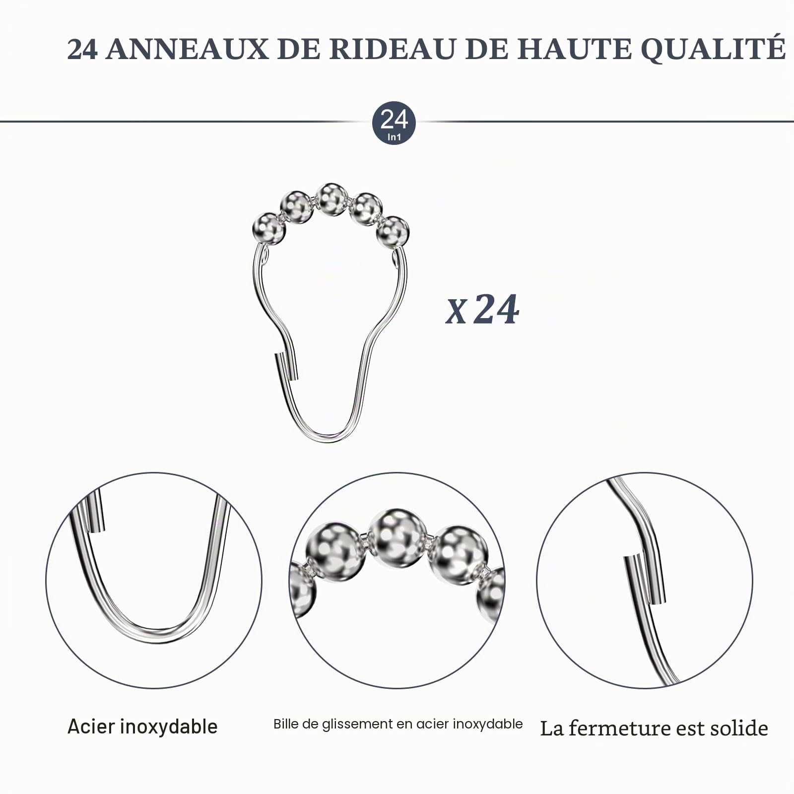 Barre Rideau Douche Forme U/L, 75x(150-190) x75 cm, Argent | Tringle à Rideau de Douche Angle en Acier Inoxydable 304, Rail Extensible Robuste 25kg pour Baignoire et Vestiaire