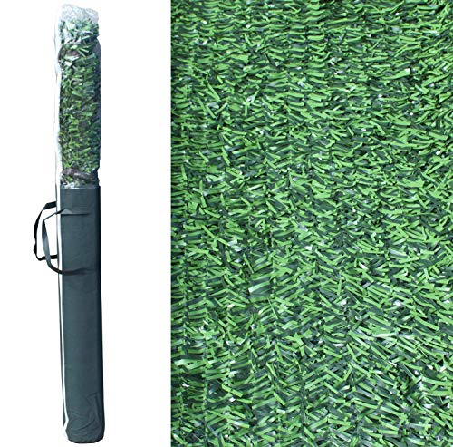 Pal Ferretería Industrial Rollo de seto Artificial ignífugo Verde de ocultación 3x2m (1- Rollo seto 3x2m)