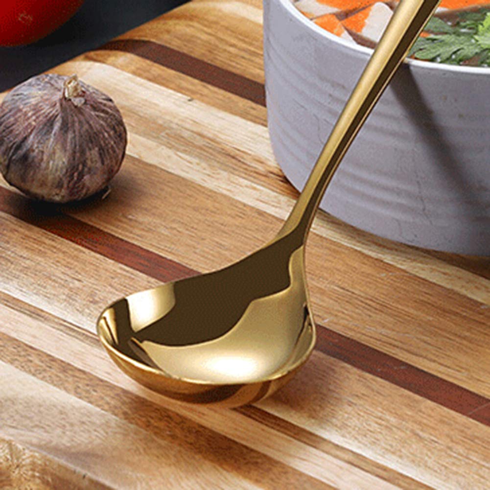 JINGYAN Cuillères à glace Stainless Steel Snack Tea Coffee Spoon Ice Cream(3)
