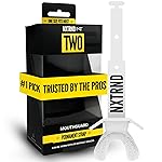 Nxtrnd Two Football Mouth Guard, Football Mouthpiece with Strap, Fits Adult & Youth (White)