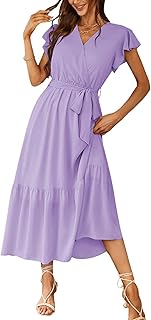 Prettygarden Womens Floral Bohemian Dresses