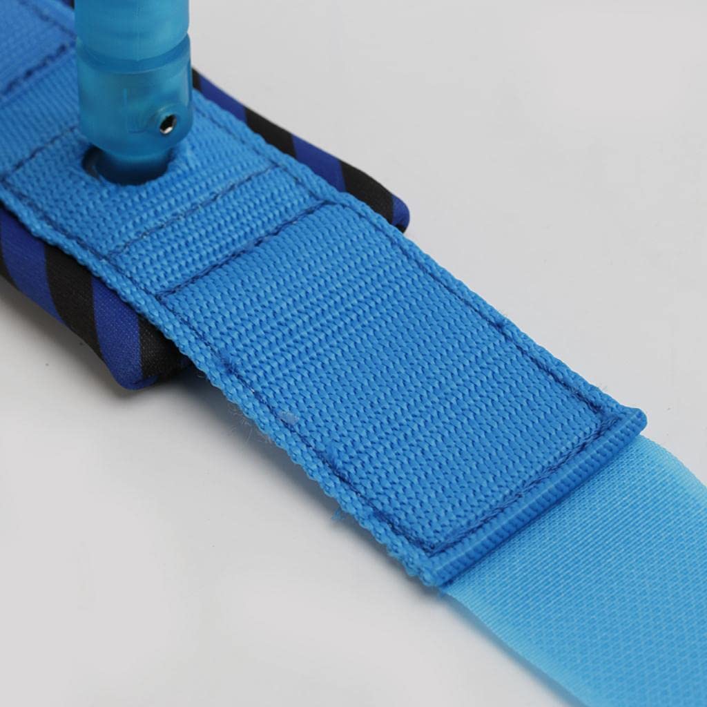 Amagogo Surfboard Leash, Robustes 6 Mm Surfboard Beinseil mit Doppelten Wirbeln, Rostfrei, Himmelblau 6 ft