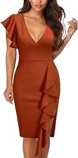 Amazon.com: Rust Colored Dress
