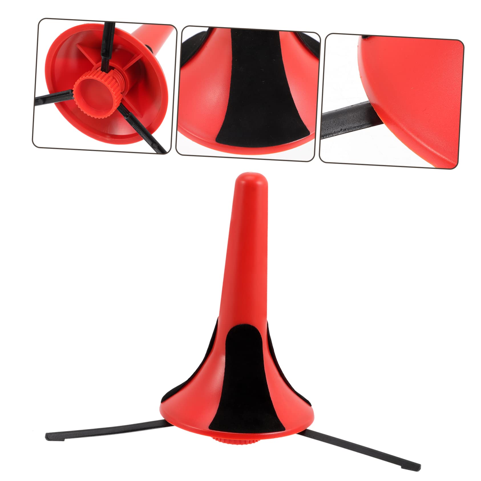 Toyvian 3pezzi Supporto Portatile Per Clarinetto Con Design Tre Piedi Stabile e Rimovibile Per Strumenti Fiato