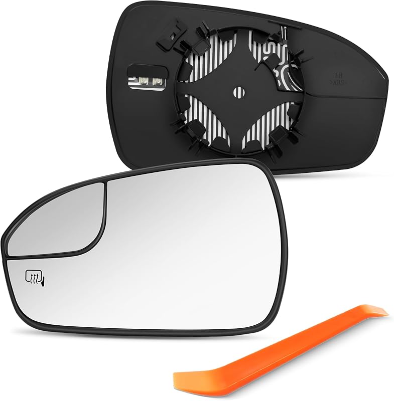Vidro de Espelho Retrovisor Externo Esquerdo Aquecido SNEMEEY para Ford Fusion 2013 a 2020 – 1 unidade