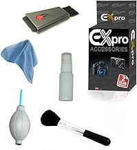 Ex-Pro 5 Way Digital Camera cleaning system Kit Cleaning Tool 2-Way Micro Fibre Cloth Cleaning Fluid Air Blower Fine Brush Ex-Pro 5 Way Digital Camera cleaning system Kit Cleaning Tool 2-Way Micro Fibre Cloth Cleaning Fluid Air Blower Fine Brush