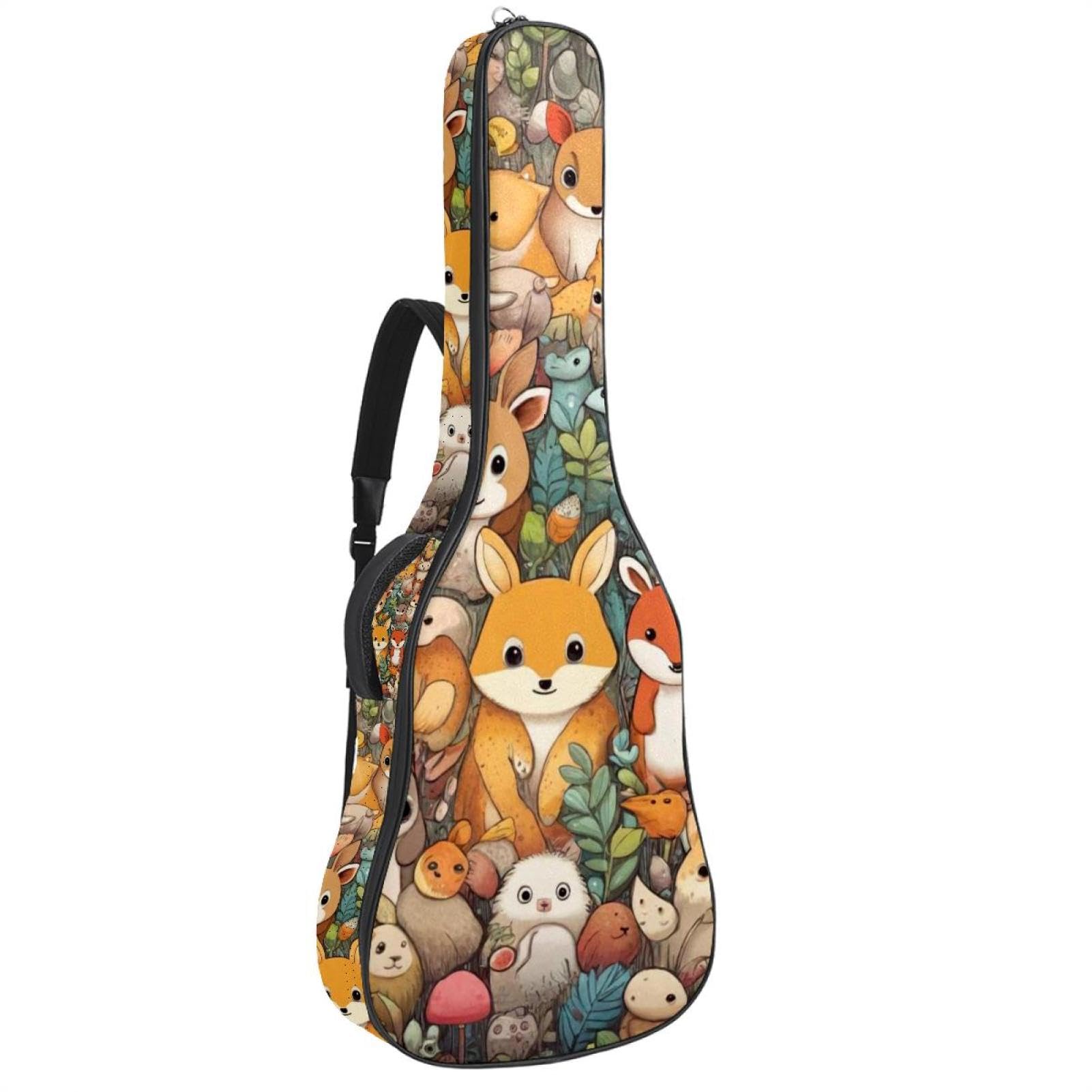 Housse guitare acoustique lapin mignon imperméable 41-42 pouces - 8