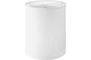 Aluminum Lamp Shade: Tall & White for a Sleek Touch