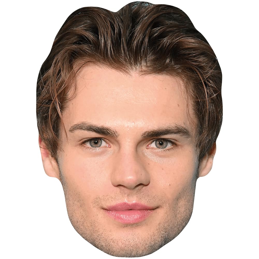 Noah LaLonde (Stubble) Celebrity Mask, Flat Card Face, Fancy Dress Mask