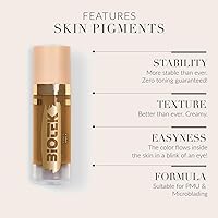 Vista 18 de Pigmento para la piel para maquillaje permanente - Hecho en Italia - Bronceado 1 0,24 fl.oz.