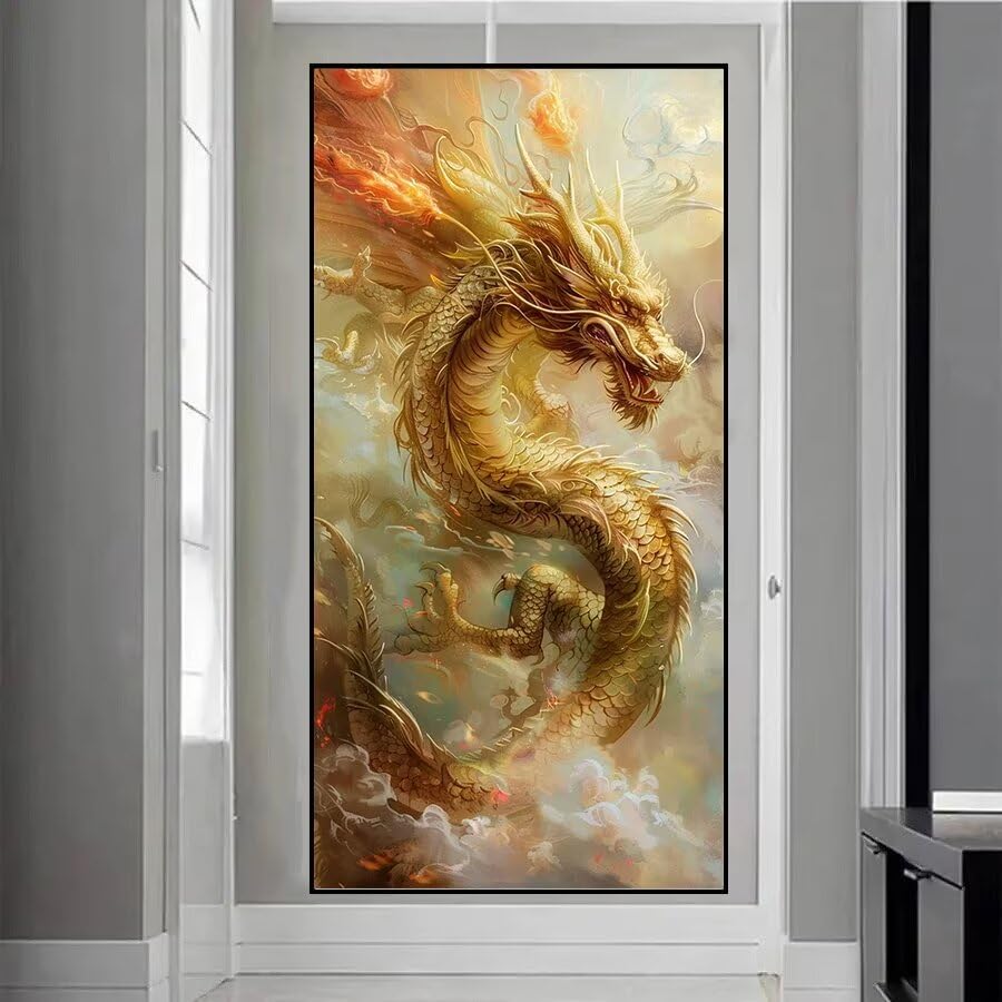 Amazon.co.jp: ダイヤモンドアート ドラゴン 5D モザイクアート 初心者