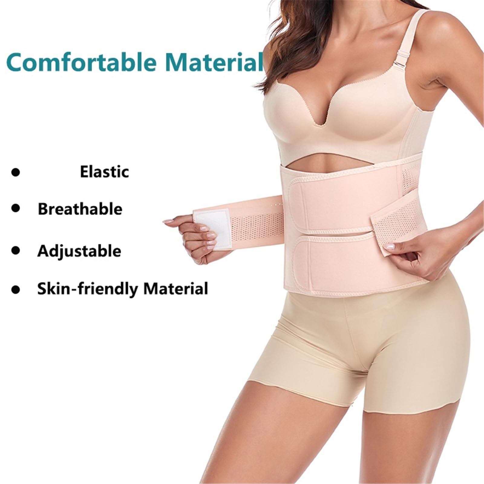 Faja posparto Cinturón de recuperación de cesárea Soporte de Espalda Faja Abdominal Faja Abdominal Faja posoperatoria Faja Postparto(2 PCS,XL)