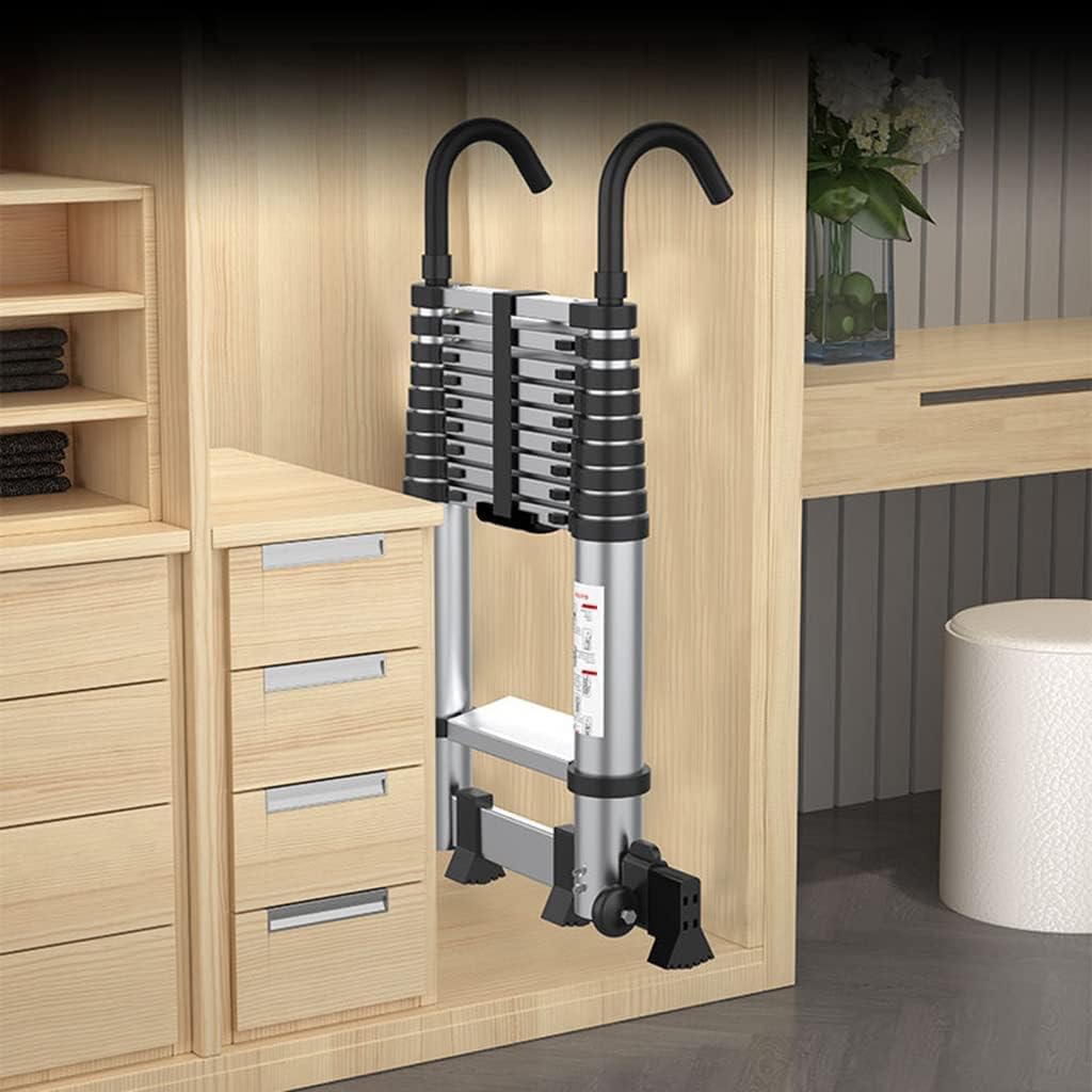 Telescoping Ladder,Extension Ladder,Multi-use Telescopic Extension Ladder,Multi-Purpose Telescopic Ladders Compact Ladder for Household Or Outdoor Work(Size:4.7m) Stabilize