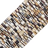 COIRIS 3400 Stück Mixcolor Vinyl Heishi Perlen Umweltfreundlich Handgemachtes Polymer 6 mm Ton Zwischenperlen für Surfer Chocker Halskette Armband Ohrringe Schmuckherstellung(RT-A04Mix)