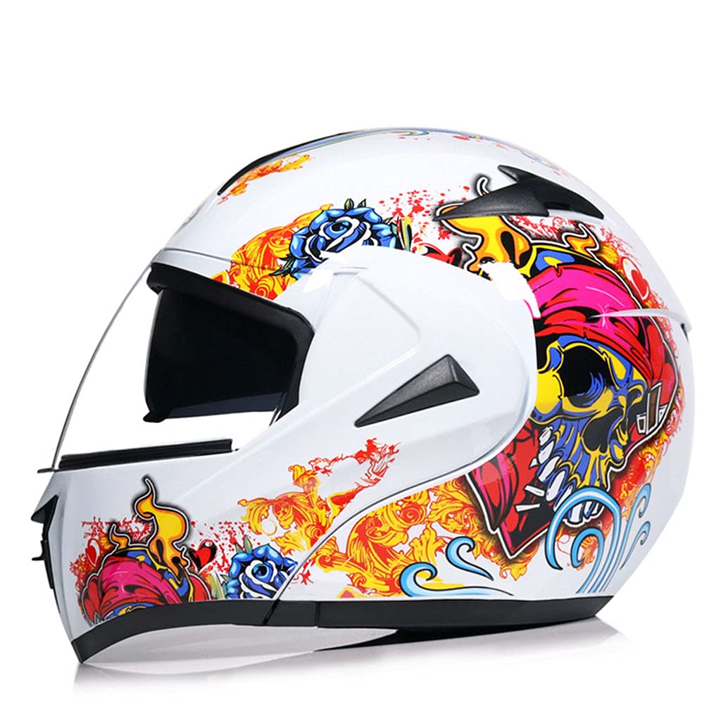 Buy Adults Full Face Modular Motorcycle Helmet, Integrated Helmet