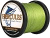 HERCULES Braided Fishing Lines 8 Strands 100m-2000m 10lb-300lb Super Strong PE Fishing Wire 109-2187 Yards Multifilament Fishing Line for Saltwater & Freshwater Fishing