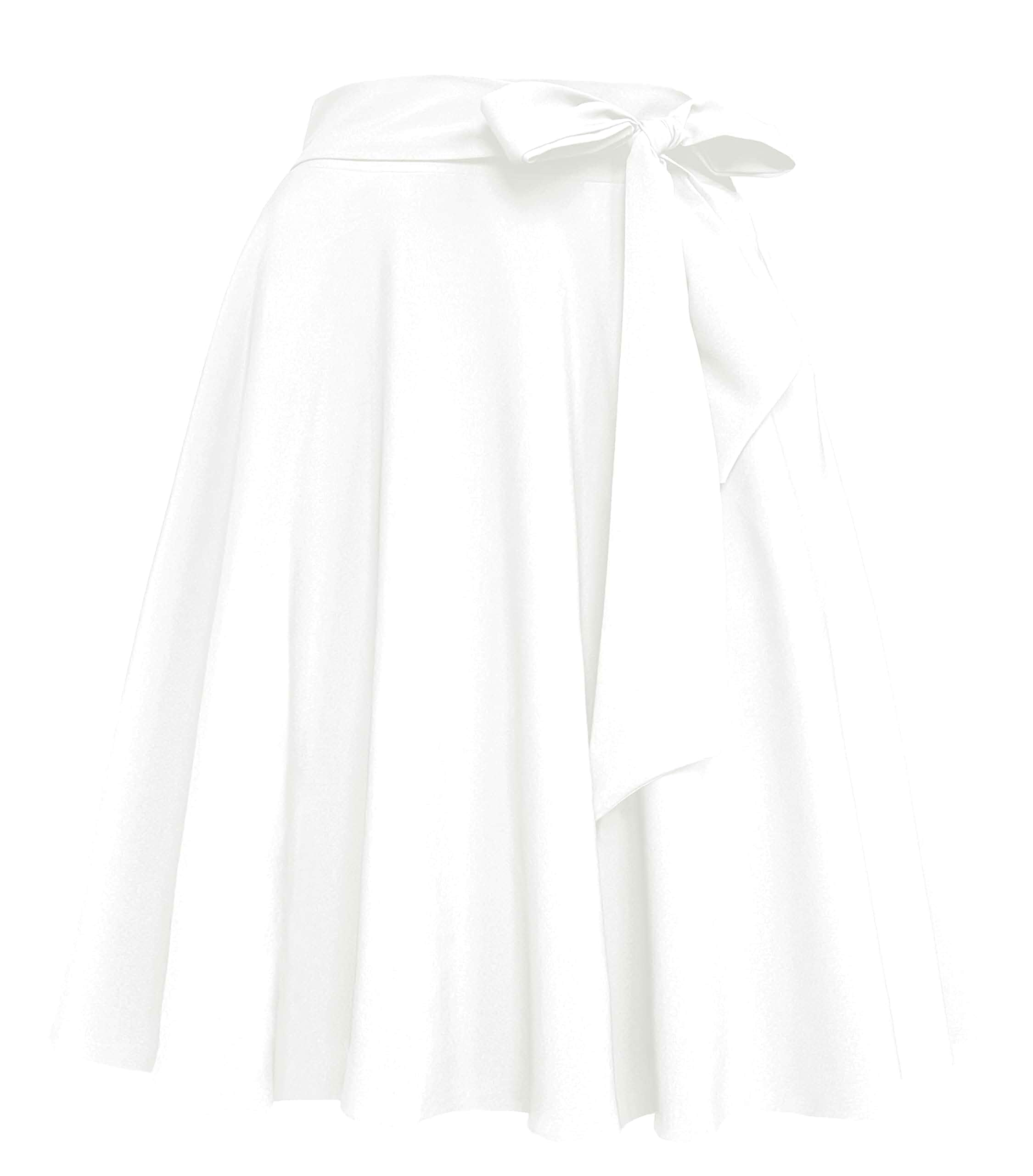 Afibi Womens Vintage High Waist A-Line Skater Skirt Flared Midi Skirt with Pockets