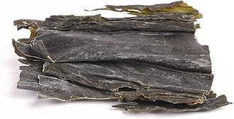 VITAMINSEA Kombu Dried Sugar Kelp Seaweed | Wild North Atlantic Seaweed for Snacking, Seasoning, Soups & Salads | Rich in Vitamins, Minerals & Antioxidants Good for Thyroid Support | Whole Leaf (4 OZ)