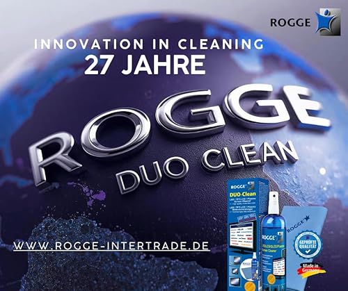 ROGGE DUO CLean Original, 250ml LCD/TFT+Plasma Reiniger+1 Prof.Microfasertuch