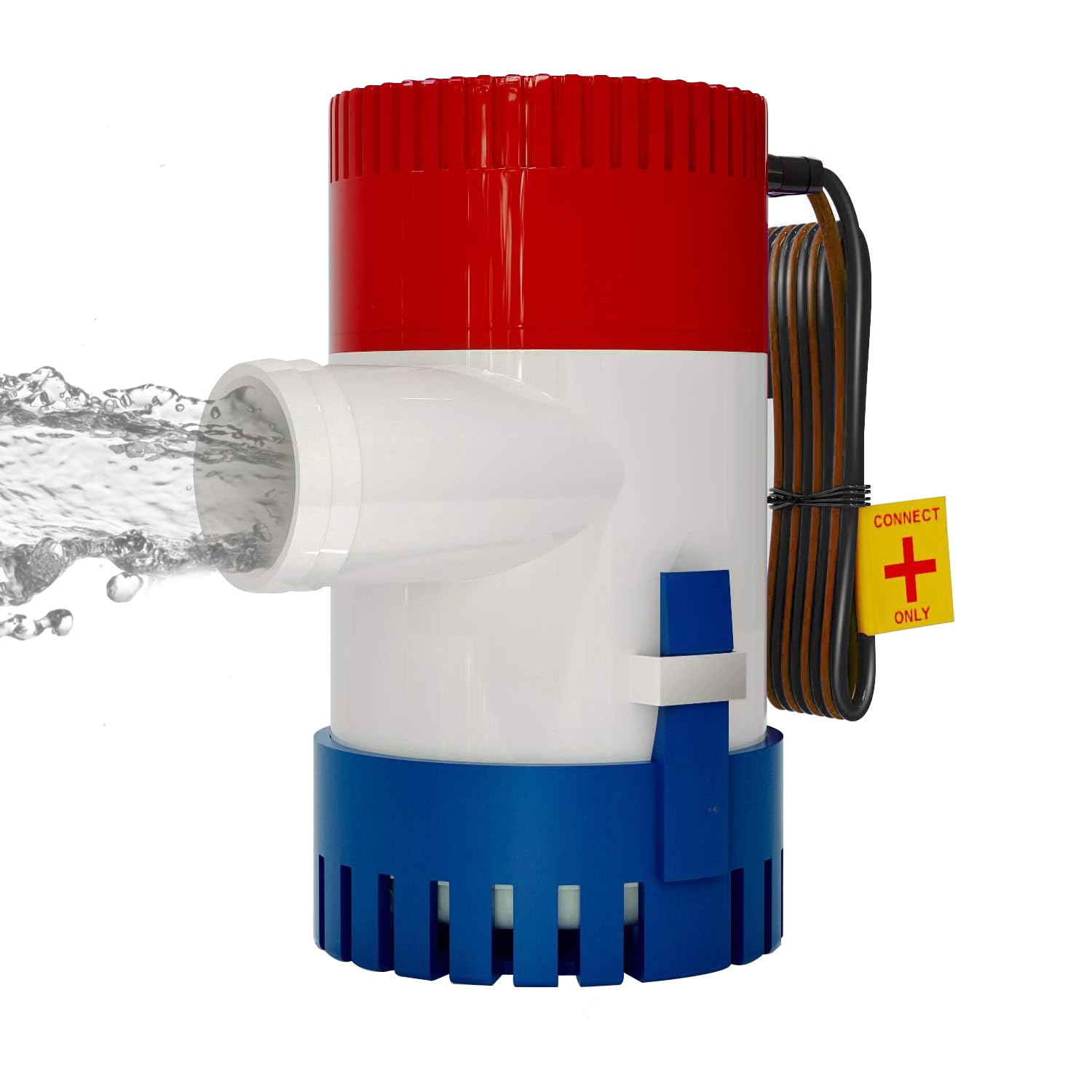 IZTOSS750GPH Bilge Pump 12V Submersible Marine Electric Bilge Water Pump for Boat Caravan RV Non-Automatic