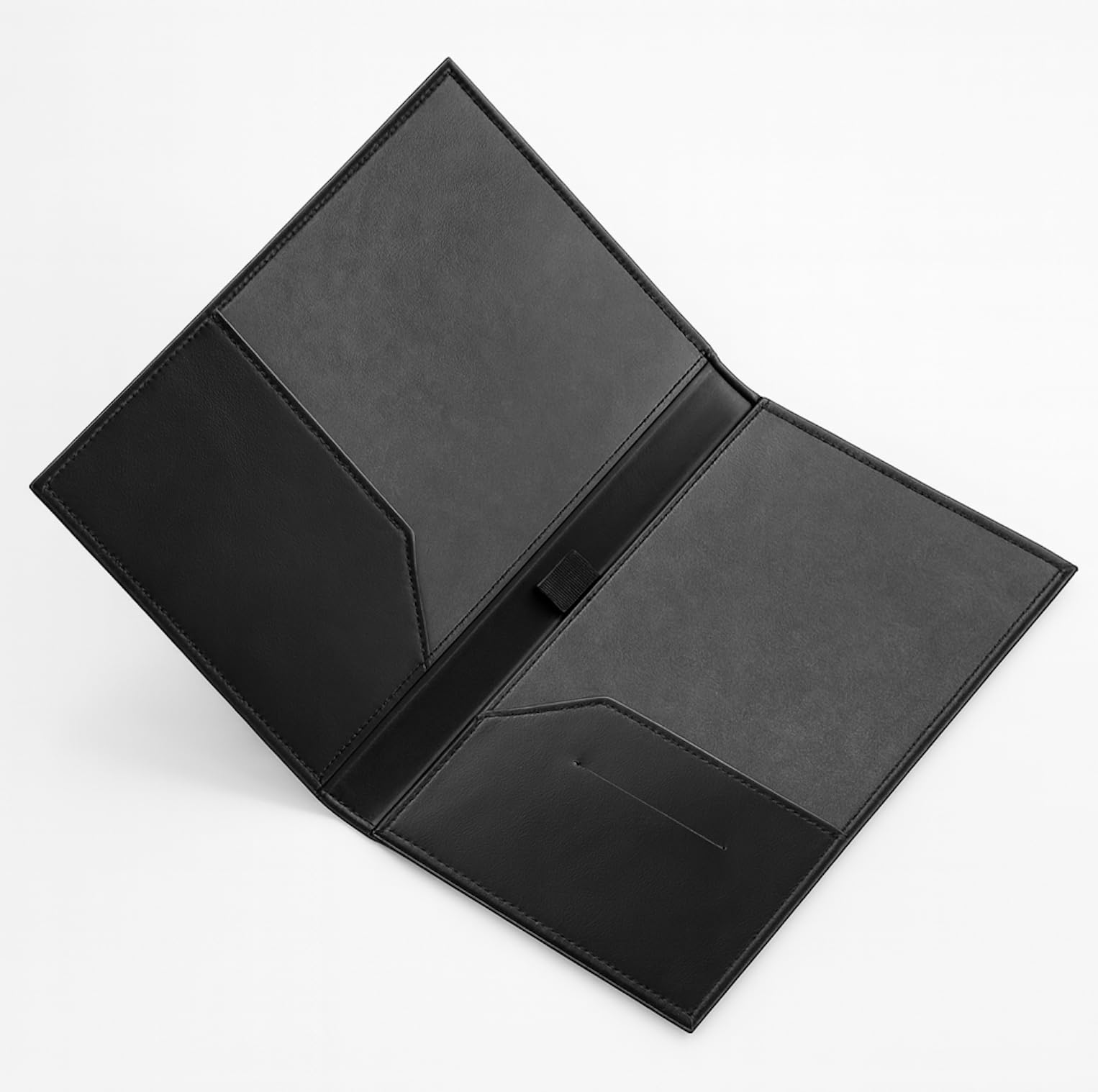 NJ Check Presenter, Bill Folder for Hotel and Restaurant with Credit Card Slot Receipt Pocket for Hotel and Restaurant, Guest Check Folder - 9x6 Inches: 02 Pcs 1