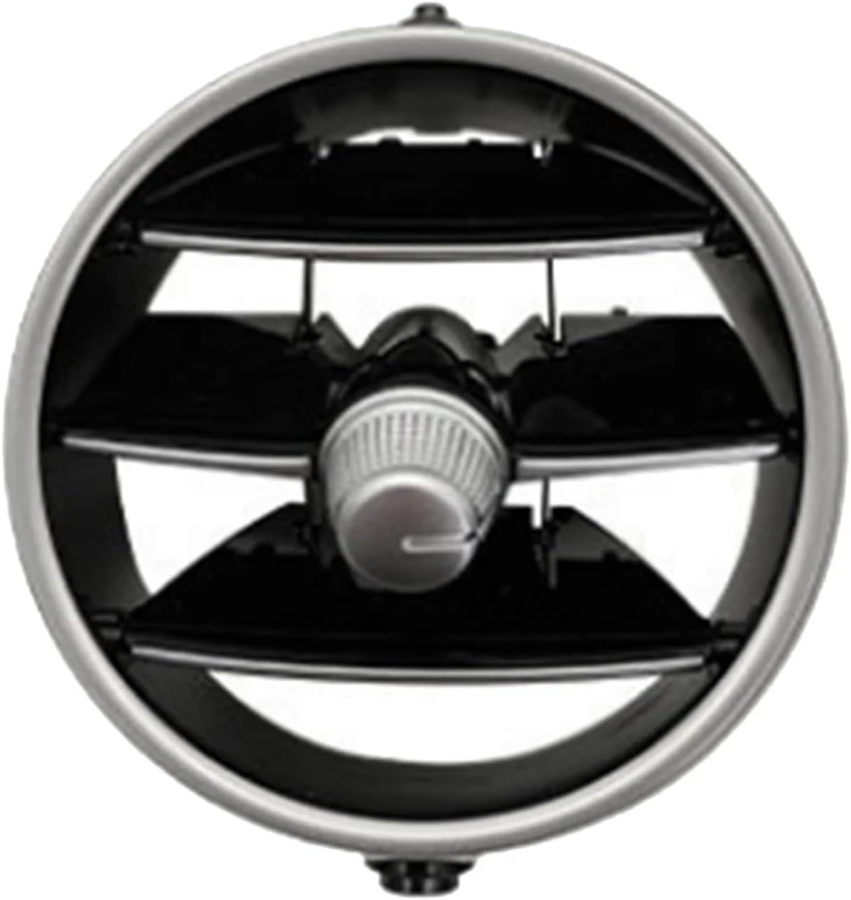 Car Dashboard Left Right Air Conditioning Outlet Grille Cover A/C Panel Grille W205 W253(Bright Black)