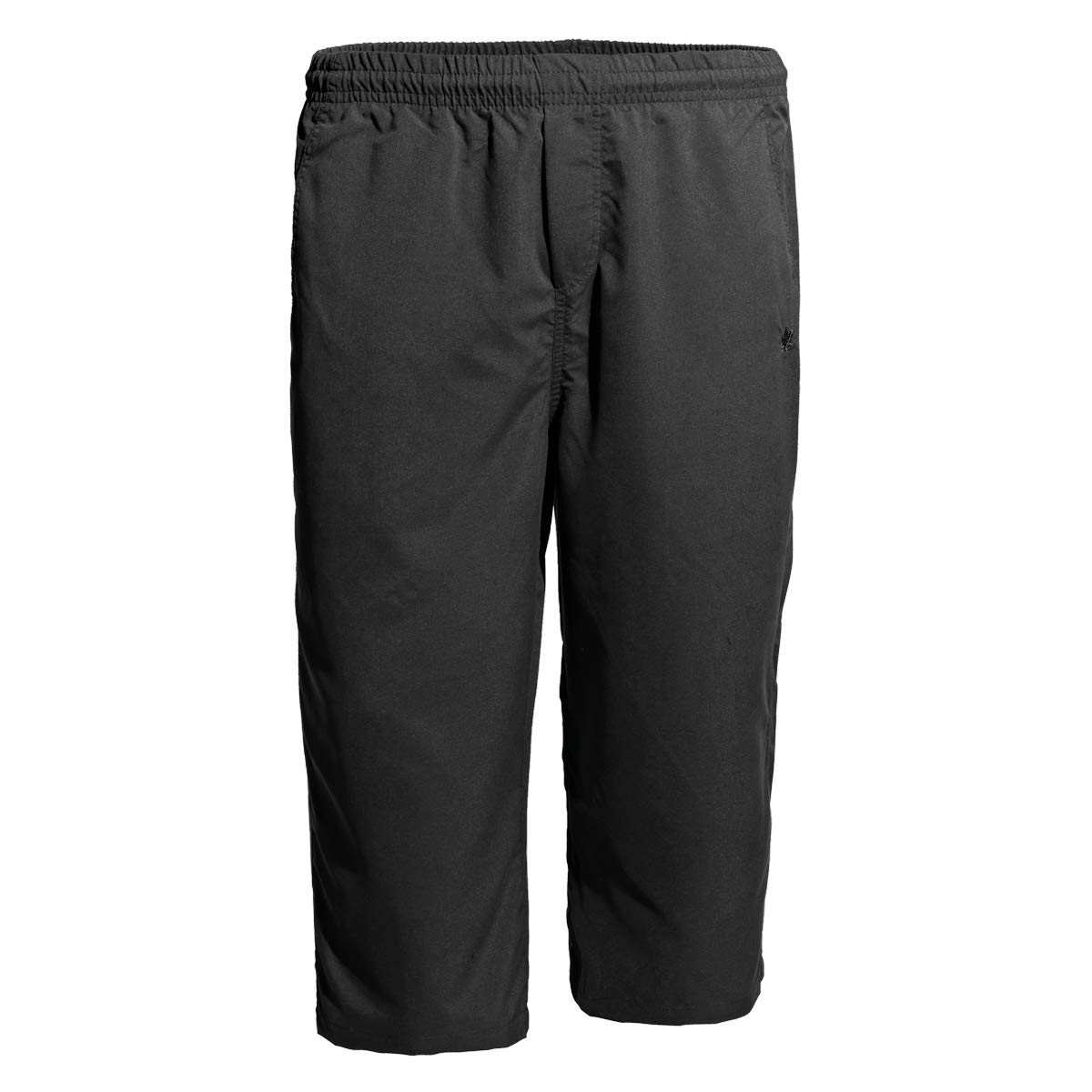 Fitness Caprihose Übergröße schwarz von Ahorn