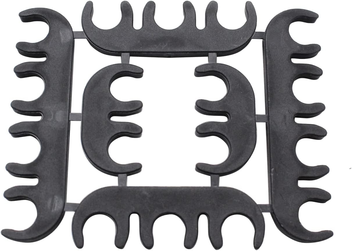 1 SET SHLPDFM BlACK Spark Plug Wires Spiral Core 8.5mm 90 Degree Boots V8 W/Looms