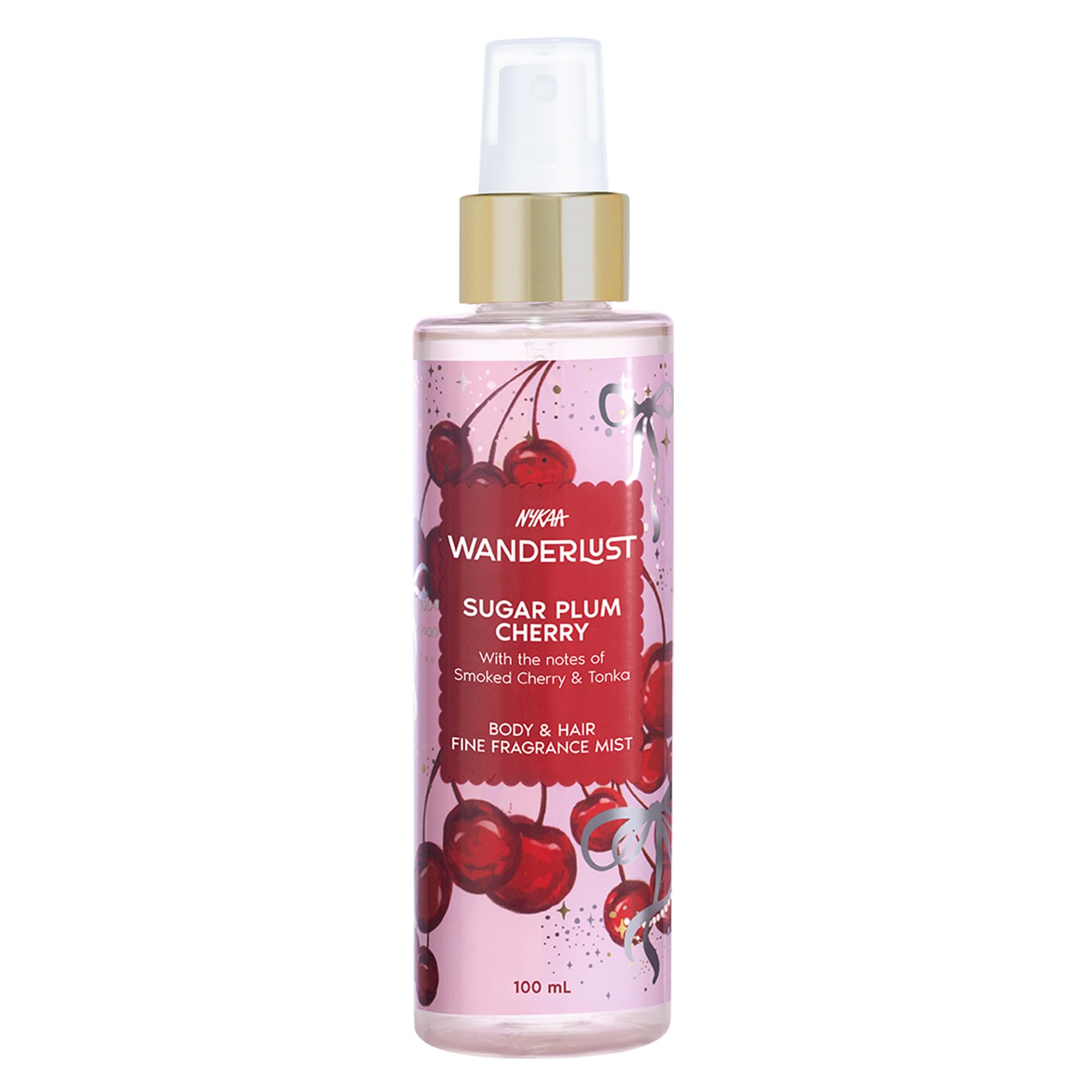 Nykaa Wanderlust Sugar Plum Cherry Body & Hair Fine Fragrance I Perfume Mist for Women – 100 ml I Cherry & Raspberry | Long–Lasting, Travel‐Friendly, Vegan,Paraben‐Free, IFRA Certified-image-44