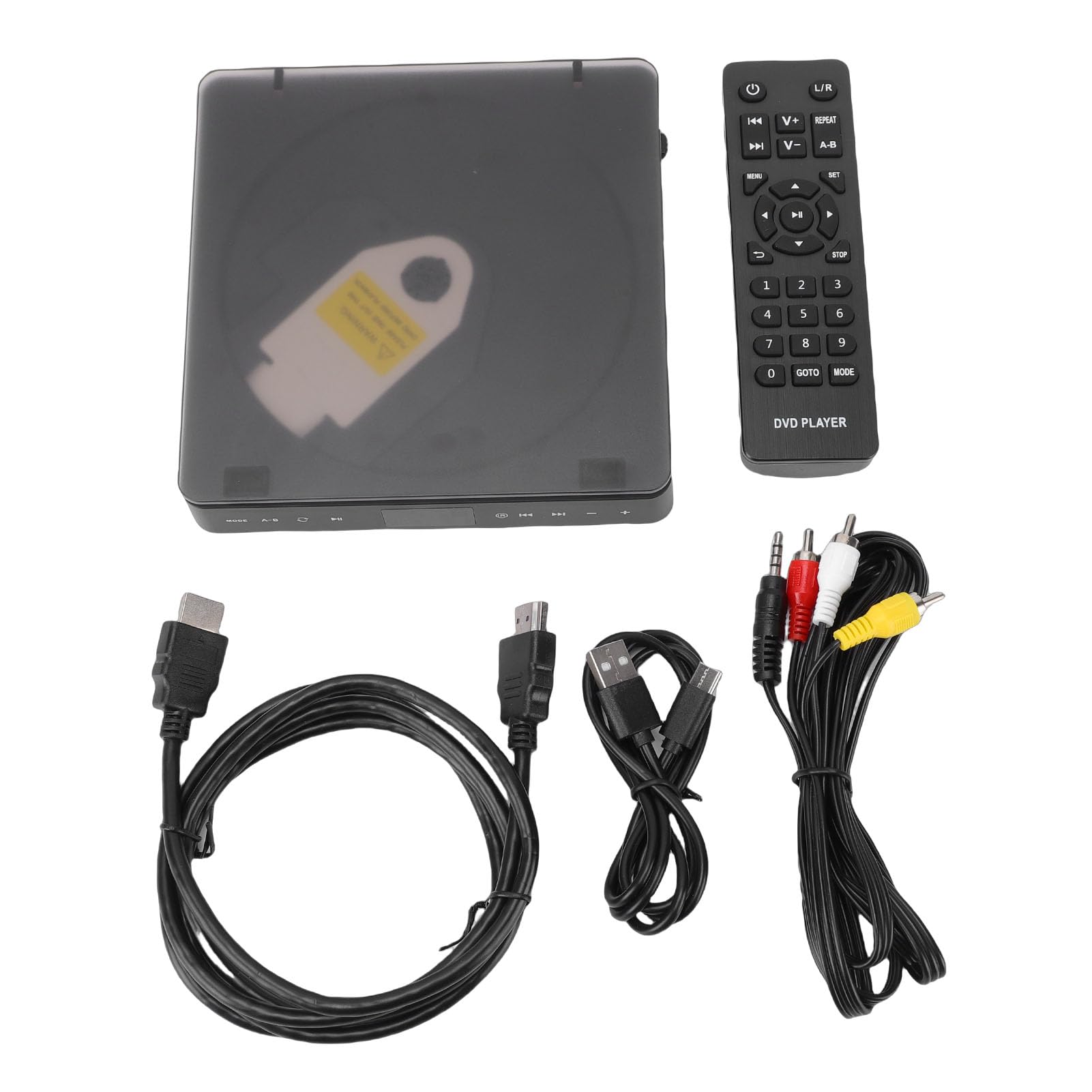 Odtwarzacz DVD, Konwersja w górę Full HD 1080P z Szybkim ładowaniem i Wieloma Funkcjami, Odtwarzanie Wszystkich Regionów na Ekranie Projektora Telewizyjnego