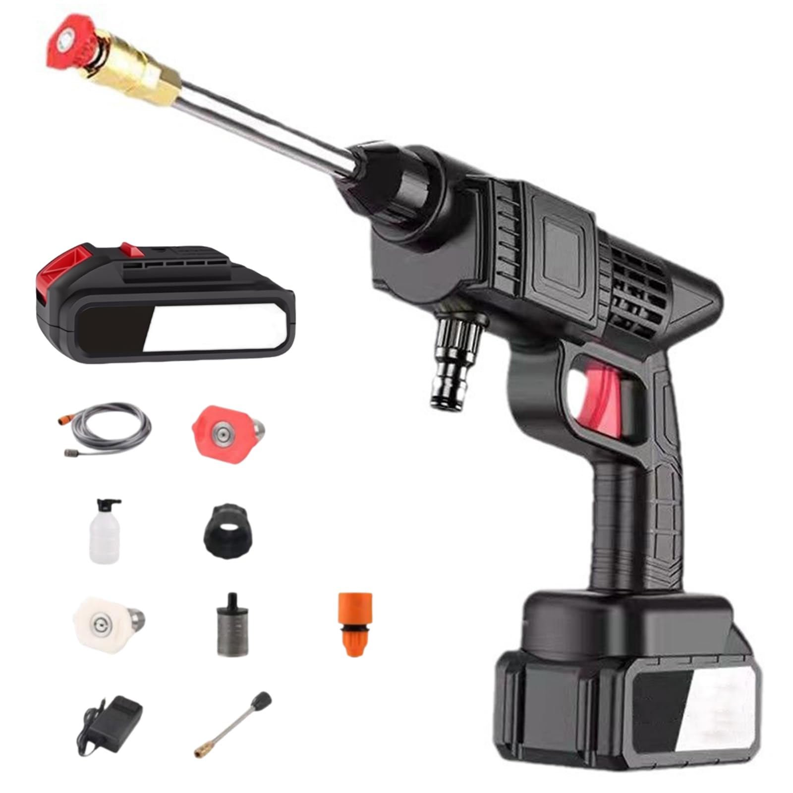 Nettoyeur haute pression sans fil 21V pour entretenir facilement le jardin et la voiture